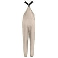 thumbnail image 3 of 2DXuixsh Combinaisons pour Femmes Combinaisons Sans Manches Décontractées Bretelles Réglables Pantalon Long avec Poches Beige Taille TG, 3 of 5