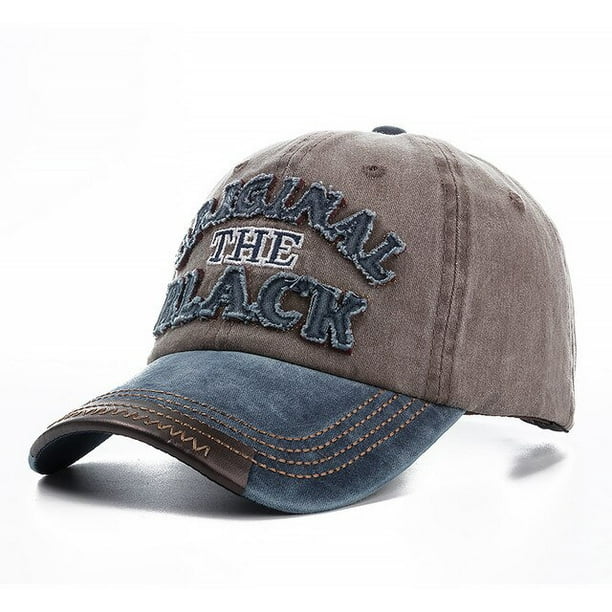 High Quality Wash Original Black Baseball Cap Snapback Hat For Men Gorras Casual Casquette Dad Hat - Walmart.com