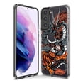 thumbnail image 3 of Mundaze - Case for Samsung Galaxy S23 Slim Shockproof Hard Shell Soft TPU Heavy Duty Protective Phone Cover - Dragon and Tiger, 3 of 5