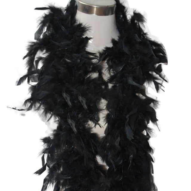 Bonnets TIMIFIS pour Femmes Qualité Plume Blanche Boa Flapper Poule Nuit Burlesque Danse Fête Spectacle Costume -