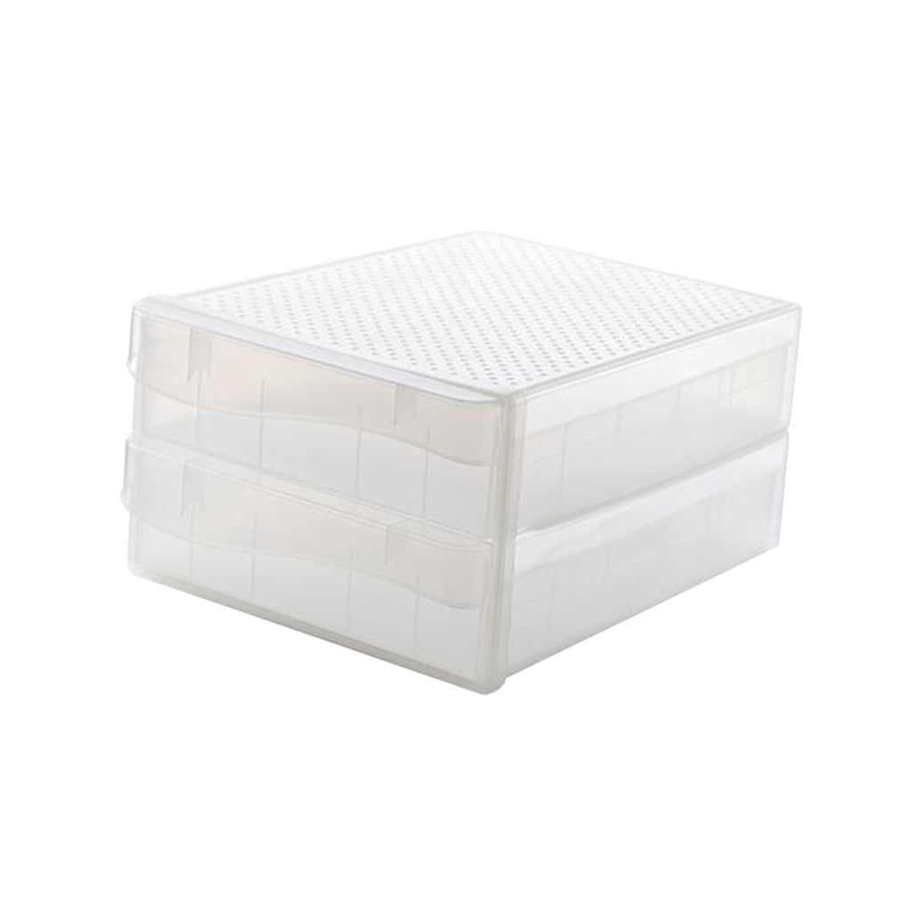 Raindrops 1Pack Shockproof Egg Holder with Stackable Design for Home Kitchen 34X26X17cm