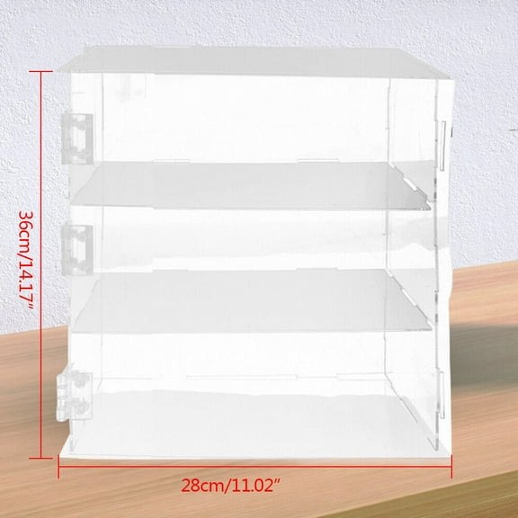Countertop Dessert Display Shelf Acrylic Display Case Bakery Pastry Display Case