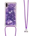 thumbnail image 1 of Funda FOXDOCK para iPhone Xs Max con Cuerda Ajustable, Brillo Líquido, Protección Antigolpes y Lente – Ideal para Regalo, 1 of 5