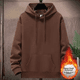 thumbnail image 2 of Sudadera con capucha de otoño e invierno para hombre, forro polar grueso, estilo coreano, corte holgado, color juvenil, chaqueta con capucha, moda, 2 of 4