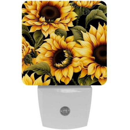 

Sunflower LED Square Night Lights - Modern Design Energy Efficient Indoor Lighting for Bedrooms Bathrooms and Hallways - 200 Characters