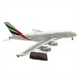 thumbnail image 2 of Modelo de avión de simulación de aviación Emirates UAE A380 de 46 cm a escala 1:160 con luces, 2 of 6