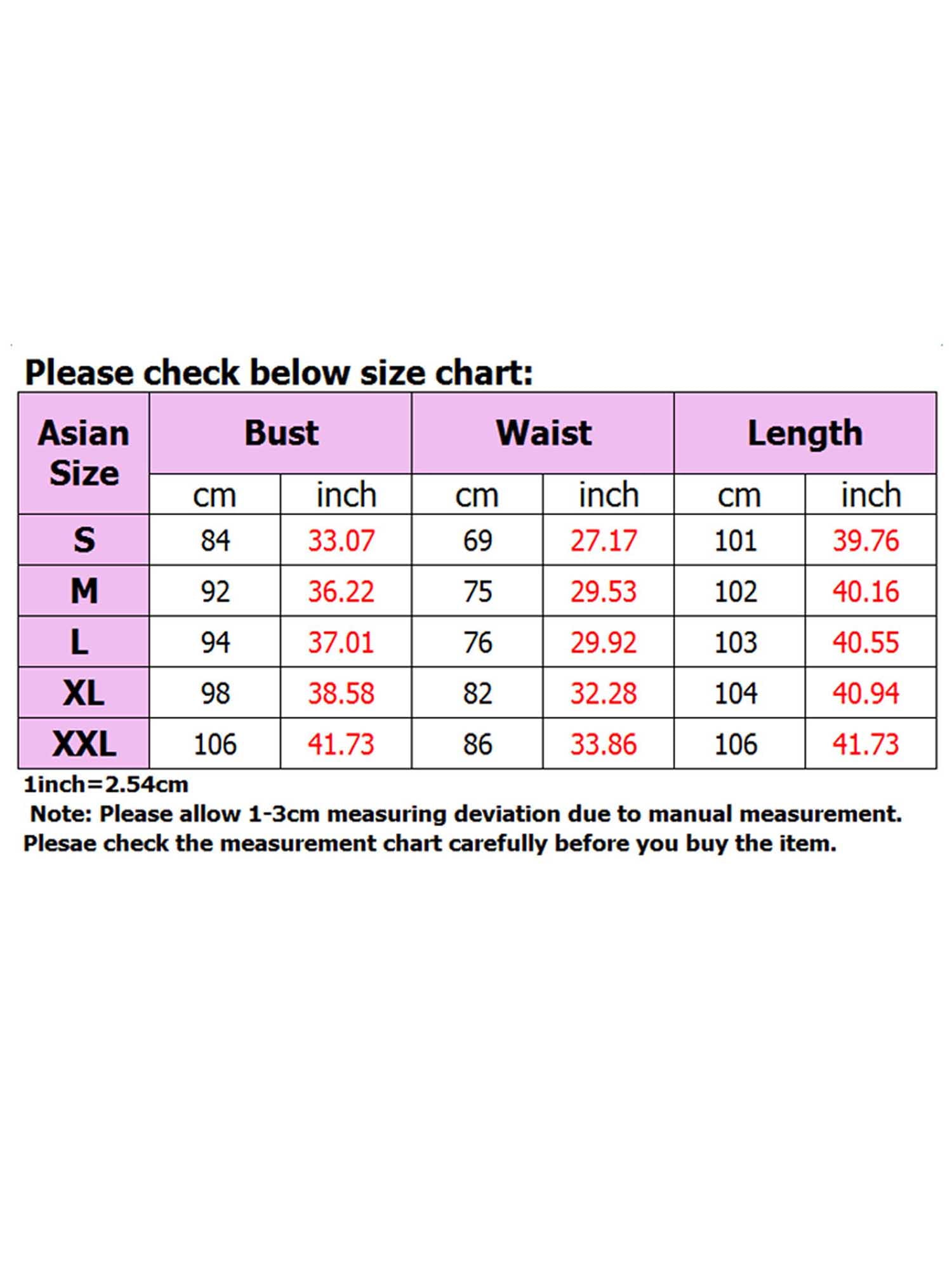 Pinup Girl Clothing Size Chart