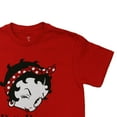 thumbnail image 3 of Betty Boop Raw-Cut Cropped Junior Womens T-Shirt Size Medium, 3 of 4