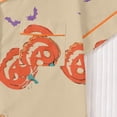 thumbnail image 6 of FYDUU Halloween Girls Pajamas Set Pumpkin Print Short Sleeve Top and Shorts Kids Sleepwear Holiday Pajama Sets for Girls Daily Loungewear 5-6 Years, 6 of 9