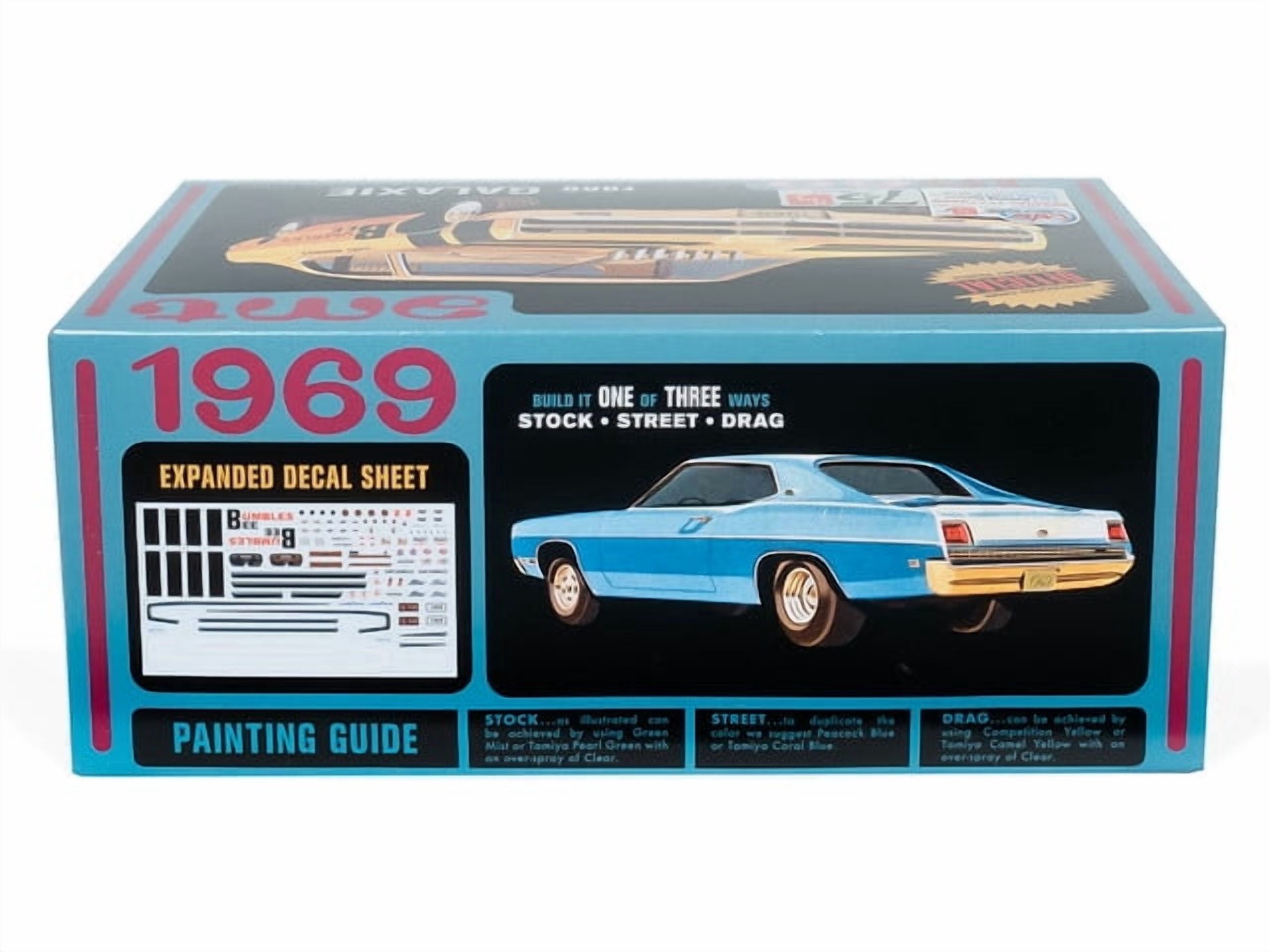 AMT 1969 Ford Galaxie Hardtop Skill 2 Model Kit 1/25 Scale