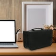 thumbnail image 4 of CD Case 128 Capacity DVD Storage Case Rectangle CD Holder Storage Case Car CD Pouch, 4 of 7