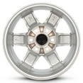 thumbnail image 3 of For 2007-2013 GMC Sierra 1500 17 Inch Machined Face Silver Rim - OE Direct Replacement - Road Ready Car Wheel, 3 of 10