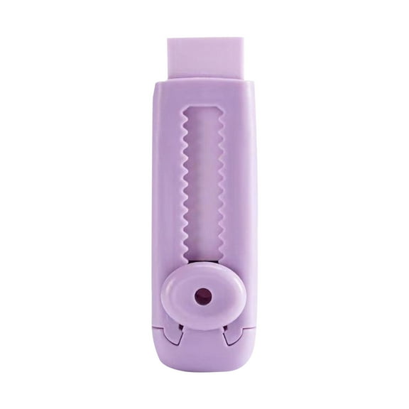 Jubipavy Retractable Eraser with Grip Push The Eraser Eraser Without Leaving Marks And Reducing Scraps.Roller