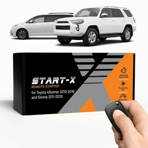 Start-X Remote Starter Kit for Toyota 4Runner 2010-19 & Sienna 2011-20 with Push-to-Start Ignition