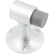 Heavy Duty Floor Door Stop, 3 Inches, Satin Chrome by Stone Harbor Hardware