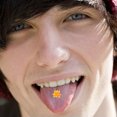 thumbnail image 2 of HOOUN 10 Pcs Creative Tongue Stud Decor Hairy Ball Pin Piercing Jewelry Kit Ring Miss, 2 of 9