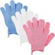 thumbnail image 1 of wonima11 Shower Gloves, 3 Pairs Exfoliating Gloves, Body Scrub Gloves with Hanging Loops, Bath Loofah Glove Exfoliation Mitt for Shower, Body Spa Massage Dead Skin Remover -3 Colors, 1 of 1