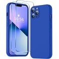 thumbnail image 1 of BossKiss Compatible with iPhone 13 Pro Case, Premium Liquid Silicone Case [Velvety Touch] [2 Pcs 9H Tempered Glass, 1 of 5