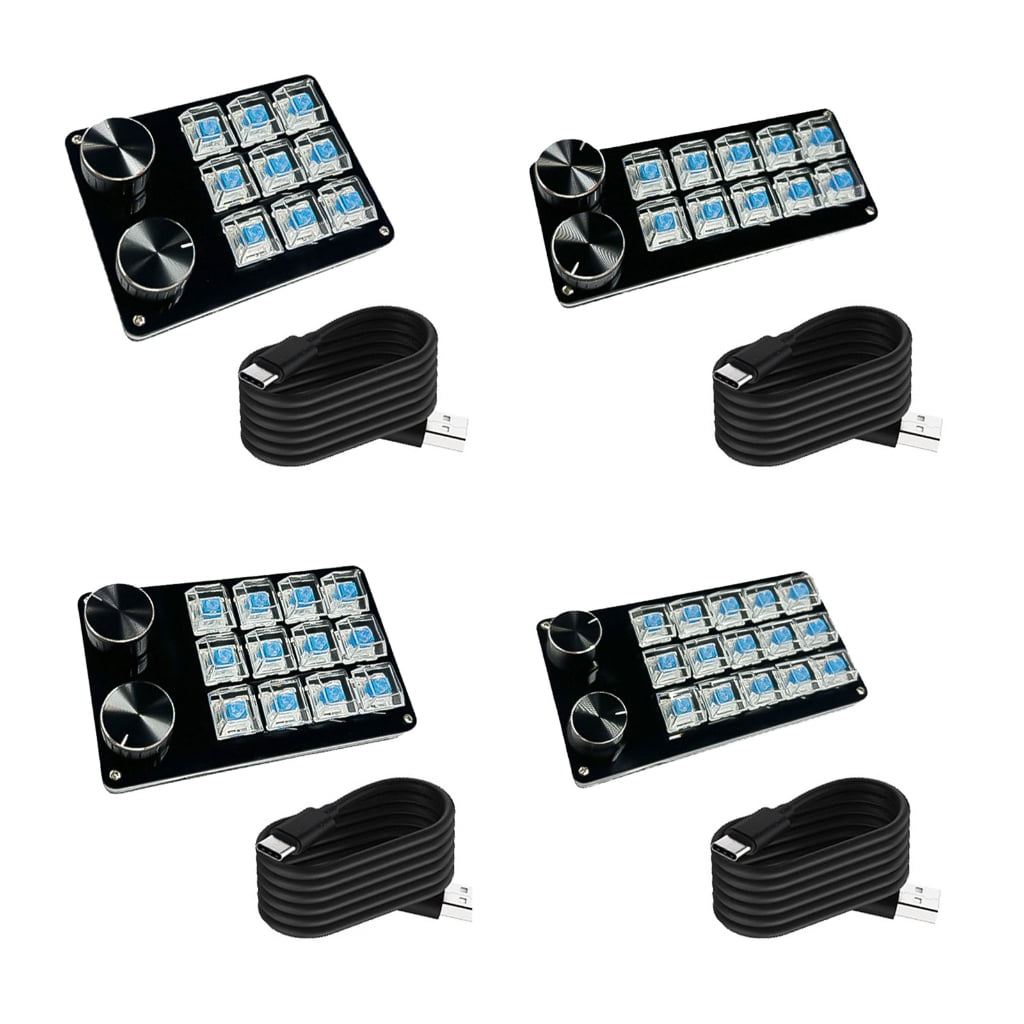 WINDLAND 9/10/12/15Key Macro Keyboards with Personalizes Setting for Gaming and Editing