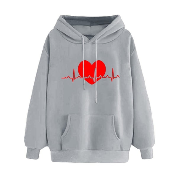 ICHUANYI Liquidación Mujer Moda Casual Manga Larga Estampado Sudadera con Capucha Tops Blusa ICHUANYI WER202308170778