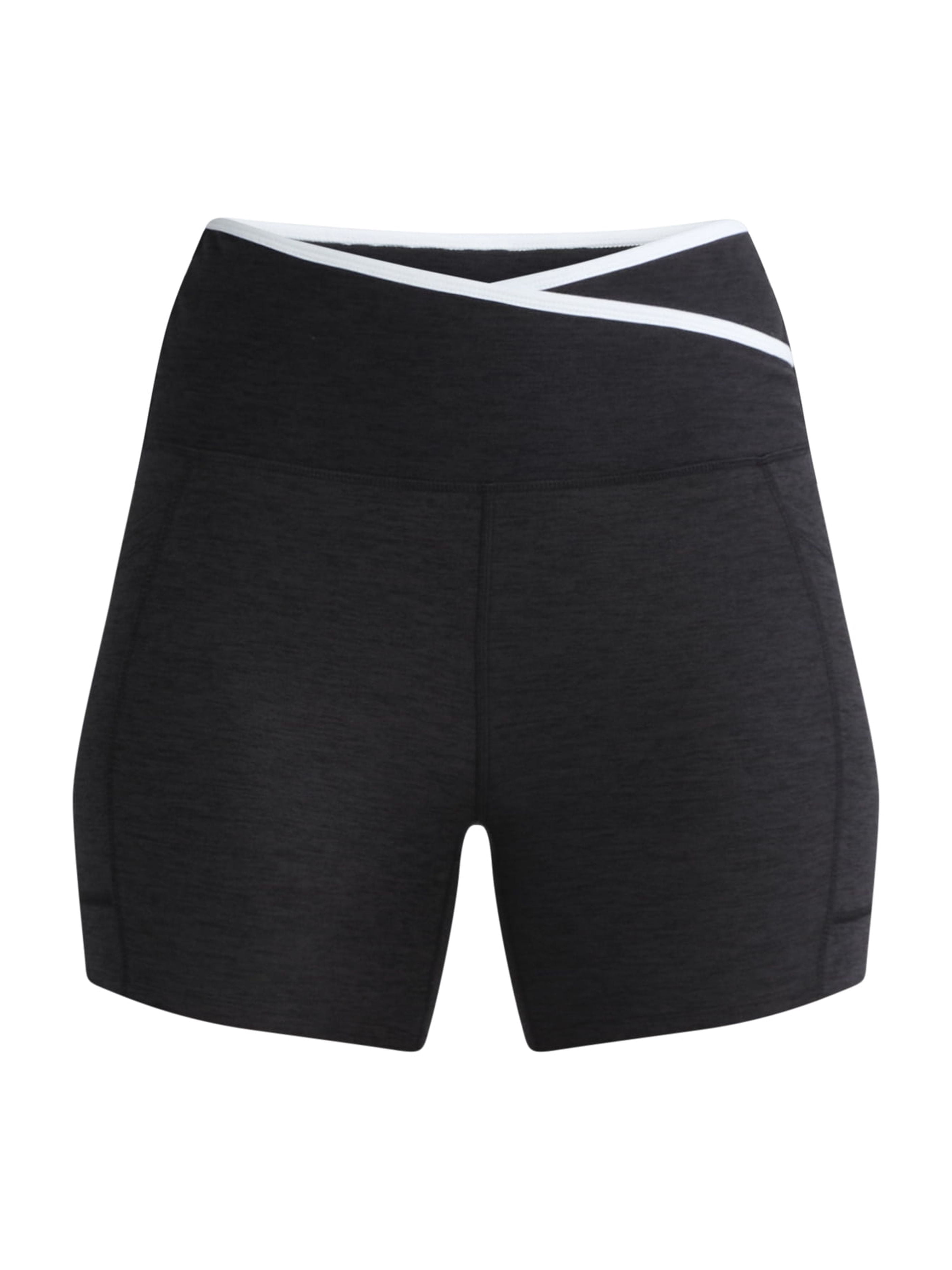 Athletic Works Women's and Women's Plus ButterCore Tipped Bike Shorts, Sizes XS-4X