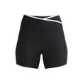 thumbnail image 5 of Athletic Works Women's and Women's Plus ButterCore Tipped Bike Shorts, Sizes XS-4X, 5 of 5