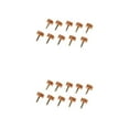 thumbnail image 3 of Justharion High Heel Tips Taps Shoe Repair Dowels Replacement Stiletto Pads Apricot Fine 12mm 12mm Thin Pin 2Set, 3 of 6