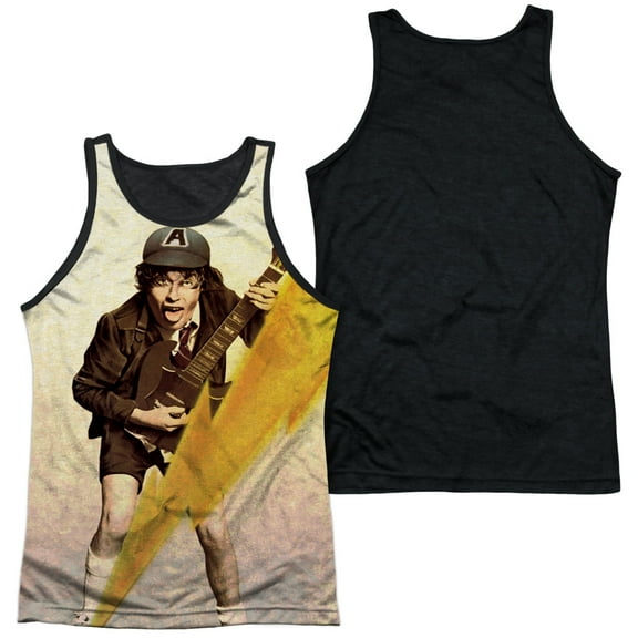 Men's AC/DC Higher Voltage Mens Tank Small White