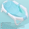 thumbnail image 3 of Diydeg Anillos de Cuna Eslinga de ba?era Malla de Ducha Malla de ba?o Anillos de Cuna de ba?o Rejilla de Soporte para Asiento de ba?o de bebé para ba?era Que Evita el Agua en(Light Blue) Ecomeon no, 3 of 6