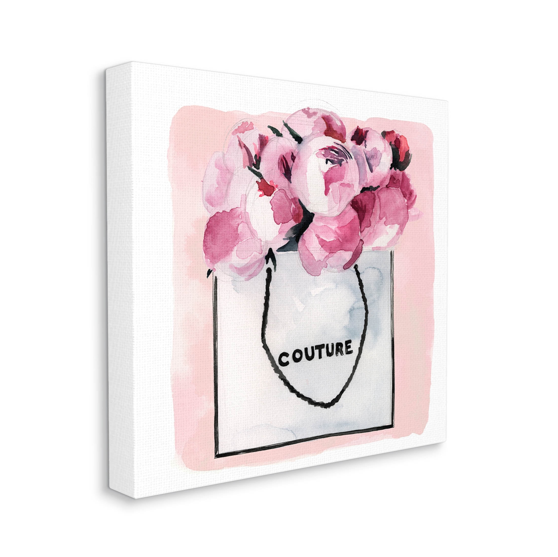 Stupell Industries Blooming Pink Peonies Glam Arrangement Graphic Art Gallery Wrapped Canvas Print Wall Art, Design by Jennifer Paxton Parker