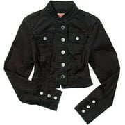 Juniors Cropped Military Jacket