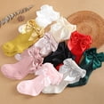 thumbnail image 2 of Calcetines Para Bebés Recién Nacidos Niñas De Encaje De Algodón De Rodilla Para Niños De 0 A 3 Años, 2 of 4