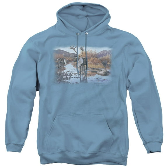 Wildlife Accidental Ambush Adult Pullover Hoodie Sweatshirt Carolina Blue