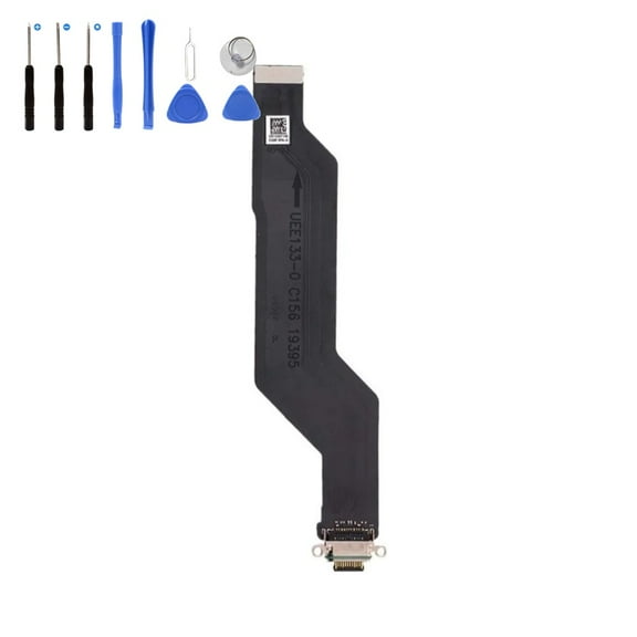 Eutoping USB Charging Port For OnePlus 7T Dock Connector Charger Board Flex Cable Assembly Replacement with tool