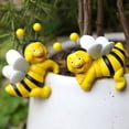 thumbnail image 2 of Decoración del hogar, decoración de habitaciones, decoración de paredes, paquete de 2 figuras de abejas para jardín, estatua decorativa de primavera para jardín, adorno decorativo de abeja para exteri, 2 of 4