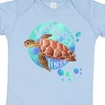 thumbnail image 4 of Inktastic Key West, Florida Swimming Sea Turtle with Bubbles Boys or Girls Baby Bodysuit, 4 of 5