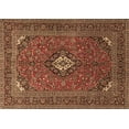 thumbnail image 1 of Ahgly Company Indoor Rectangle Medallion Brown Traditional Area Rugs, 5' x 8', 1 of 4