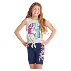 Justice Girls Graphic Tank Set, 3-Piece Pack, Sizes XS(5/6)-XL Plus(16/18 Plus)