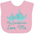 thumbnail image 3 of Inktastic My Grandparents Love Me Childs Boys or Girls Baby Bib, 3 of 4