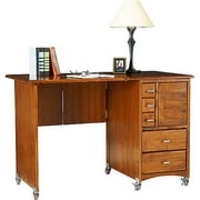 Wood Sewing/Craft Table, Cottage Oak