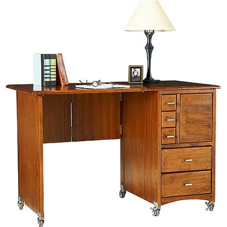 Wood Sewing/Craft Table, Cottage Oak