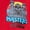 Red, variant on Masters of the Universe Men's and Big Men's Power of Grayskull Mineral Wash Graphic Hoodie, Sizes S-3XL