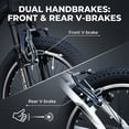 thumbnail image 3 of Ambifirner Kids Bike for Boys, 20 Inch Children's Bicycle for Boys Girls 6-12, 7-Speed Steel Frame, Dual Disc Brakes, Blue, 3 of 8