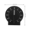 thumbnail image 2 of UPGRATOR Countdown Timer Clock Simple Timer Plastic Kitchen Timer 1Set, 2 of 5