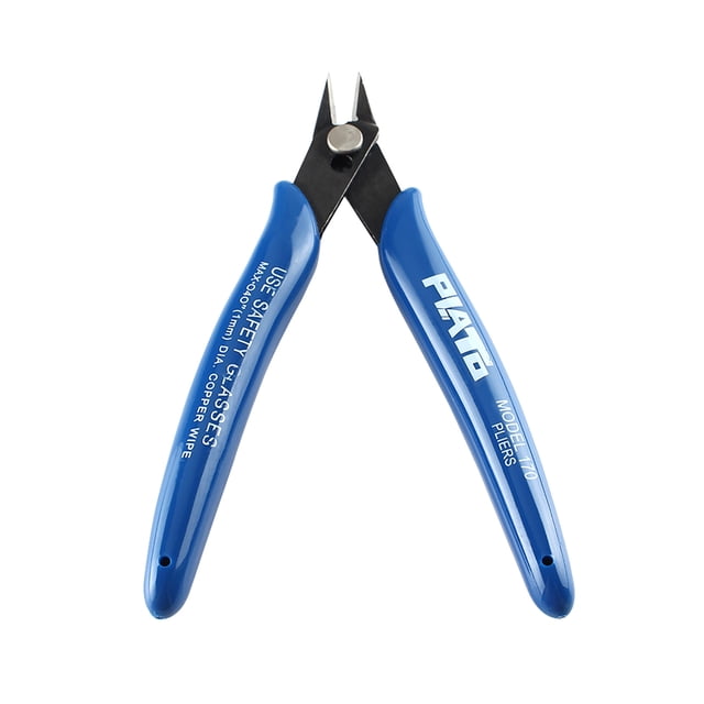 TFixol3D Printer Parts Wire Cable Cutter Flush Pliers Lightweight Side Cutting Snips Nippers Shears Comfortable Handle DIY Electronic Diagonal Pliers Tool