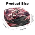 thumbnail image 3 of Tree Period Bag Menstrual Cup Pouch, Large Storage Bag Sanitary Purse for Sanitary Napkin Pads, Pads Organizer for Girls Women, 3 of 7