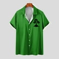 thumbnail image 2 of Camisas de Manga Larga para Hombres Blusa Cómoda de Cuello de Impresión, Camisa Casual de Poliéster para Uso Diario, de Fiesta Y de Primavera de Verano, 2 of 4