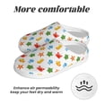 thumbnail image 6 of Haiem Undersea Animals Print Women's Fuzzy Memory Foam House Slipper Cozy Home Footwear Non-slip Winter Slippers-40/41, 6 of 7