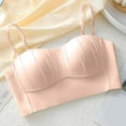 thumbnail image 2 of Everyday Bras for Women Bras to Wear with A Backless Dress Womens Bras Push up No Underwire Sports Brawls for Women Backless Bra Tan Bra for Women 36c Bras for Women Push up Sports Bras Pink XL, 2 of 5