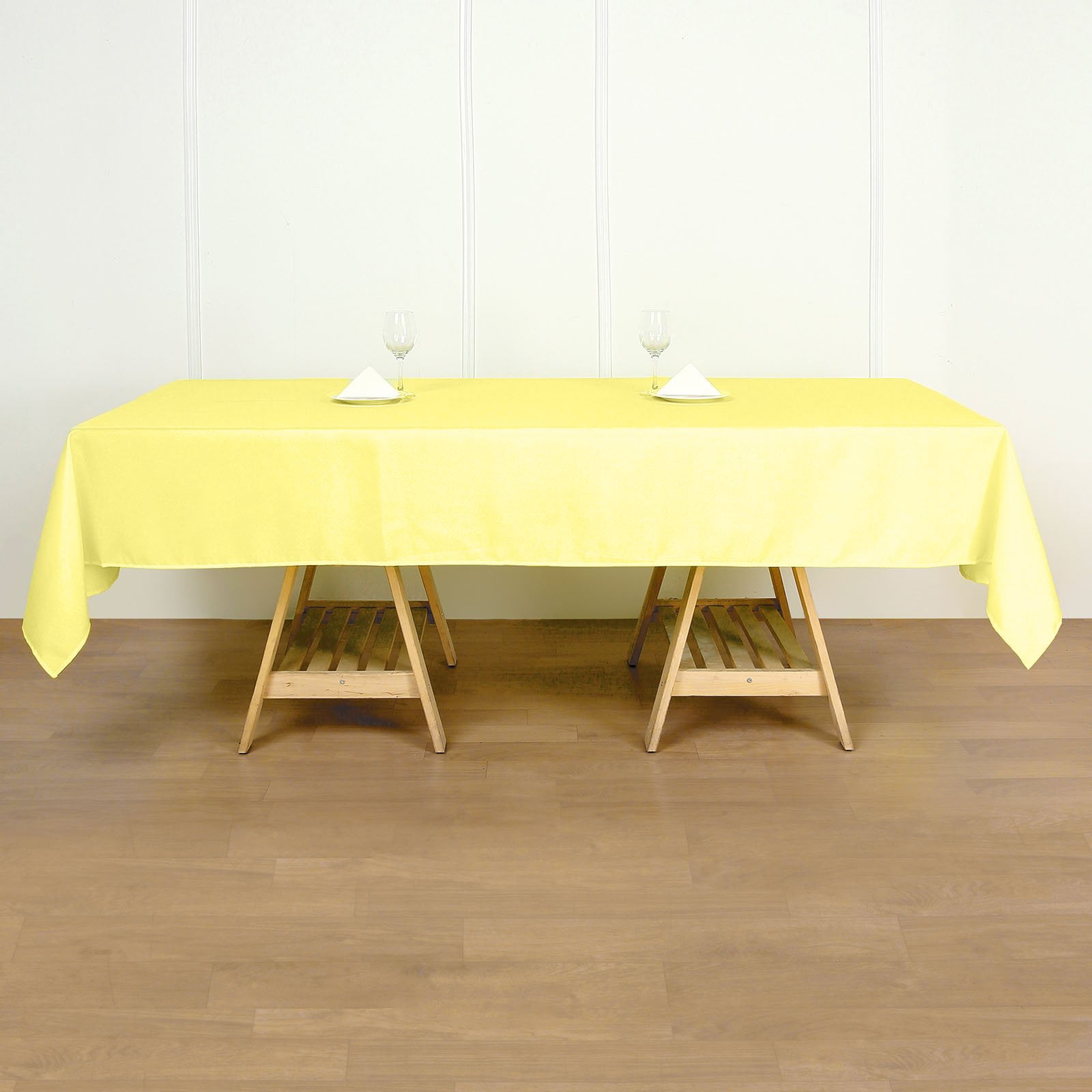 Efavormart 60x102" YELLOW Wholesale Linens Rectangle Polyester